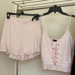 Baby Pink Two Piece Outfit